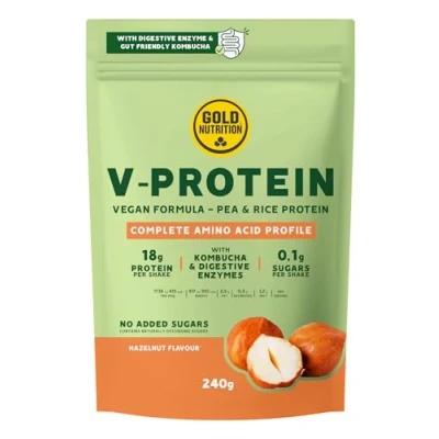Afbeelding van GoldNutrition V Protein Hazelnut 240 gram