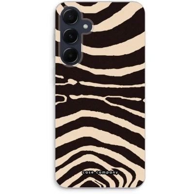 Afbeelding van Case Company® hoesje geschikt voor Samsung Galaxy A55 Arizona Zebra Soft Cover Telefoonhoesje Bescherming aan alle Kanten en Schermrand