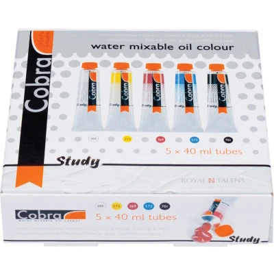 Afbeelding van Verfset Talens Cobra Olieverf Multicolour 40 ml