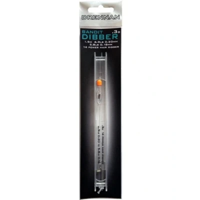 Afbeelding van Drennan Ready Bandit Dibber 1,5m Maat : Dobber 0,2g 0,18mm 0,16mm haak 16 Power Hair Rigger