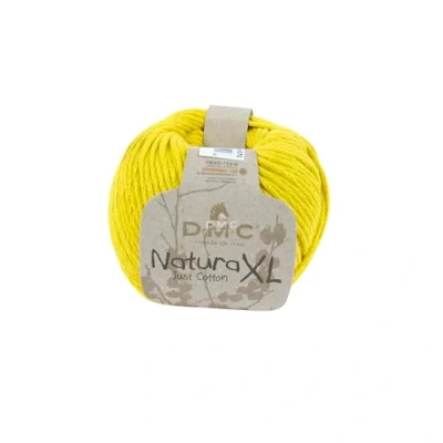 Afbeelding van DMC Naturagaren, 100% katoen, kleur 09 geel, XL
