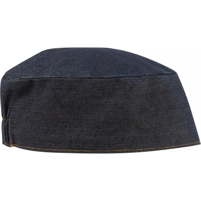 Afbeelding van Premier Chefs Skull Cap PR653 Indigo Denim