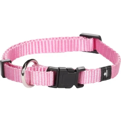 Afbeelding van Hond Halsband Ziggi Roze XS 20 35cm 10mm