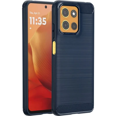 Afbeelding van imoshion Brushed Backcover voor de Motorola Moto G15 / Power Donkerblauw