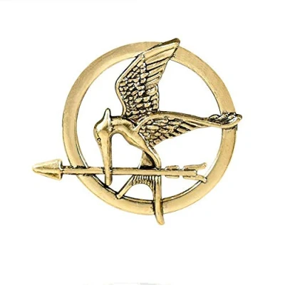Afbeelding van Fashion Broche van Messing voor dames of heren uit Hunger Games belachelijke vogel stijl PUNK ROCk Vintage, messing,