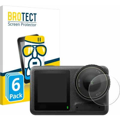 Afbeelding van BROTECT Screenprotector voor DJI Osmo Action 4 (Lens) Folie Beschermfolie Beschermglas transparant (6 Stuks)