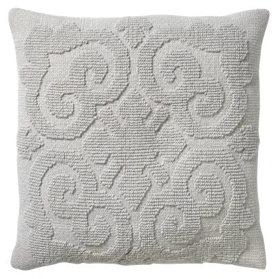 Afbeelding van Dutch Decor TOMMY Sierkussen van katoen 45x45 cm Micro Chip grijs
