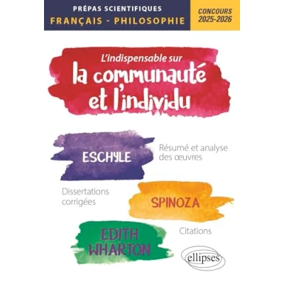 Afbeelding van INDISPENSABLE PREPAS SCIENTIFIQUES FRANCAIS PHILO 2025 2026