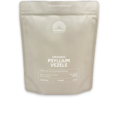Afbeelding van Mattisson Biologische Psyllium Vezels 750 gram