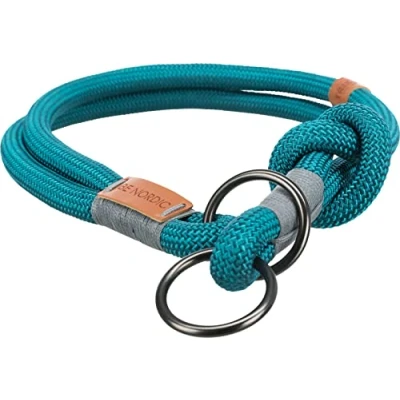 Afbeelding van Trixie Halsband Hond Be Nordic Slip Met Stop Petrol / Lichtgrijs 30X0,6 CM (402788)