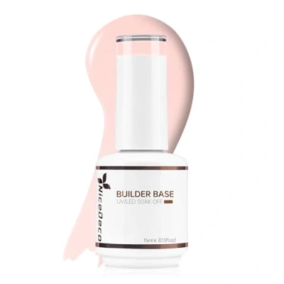 Afbeelding van Nicedeco 8 in 1 Builder Base Gel 15ml Semi Permanent Soak Off, UV/LED Nagellak, Sterke en Duurzame Nagels, Capsules Extensions, Nail Art 07