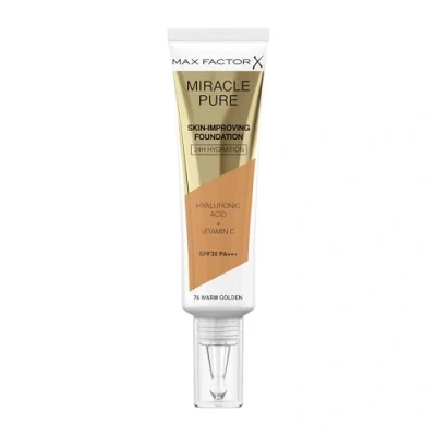 Afbeelding van 1+1 gratis: Max Factor Miracle Pure Foundation 076 Warm Golden 30 ml