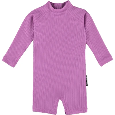 Afbeelding van Beach &amp; Bandits Orchid Ribbed Badpak Baby Purple 68 74 Paars Badpakken