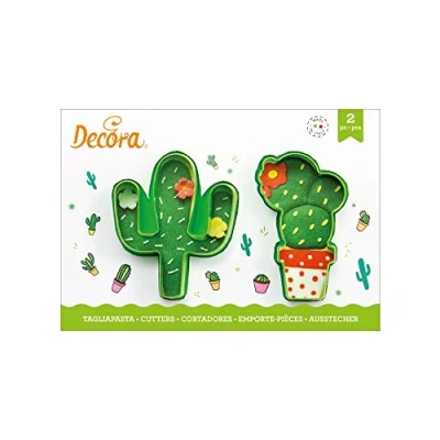 Afbeelding van DECORA COD. 0255072 Set met 2 stuks, kunststof, 9 x 2,2 cm
