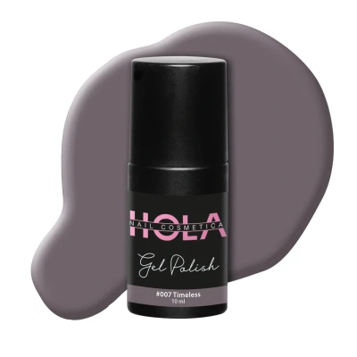 Afbeelding van Gellak #007 Timeless 10ml grijs Gelnagellak Hola