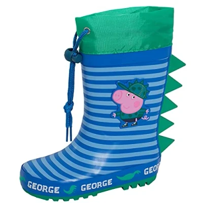 Afbeelding van Peppa Pig George regenlaarzen voor kinderen, dinosaurussen, Groen
