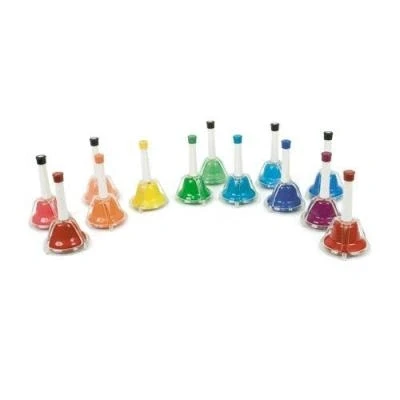 Image de Percussions enfants FUZEAU JEU DE 13 Cloches CHROMATIQUE Grelots