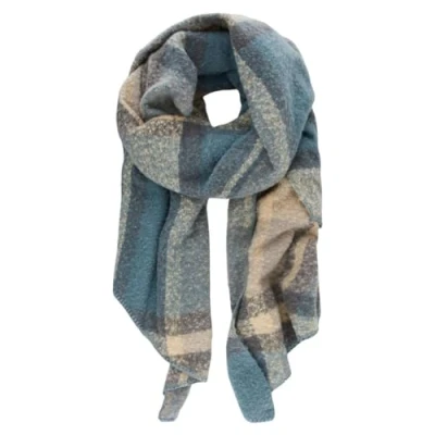 Afbeelding van PIECES Pcpyron Checked Long Scarf Noos Bc Sjaal voor dames, Trooper