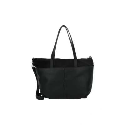 Afbeelding van TOM TAILOR schoudertas Miha Zip Shopper Black zwart