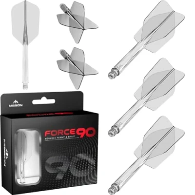 Afbeelding van Mission Force 90 Slim Clear Dart Flights