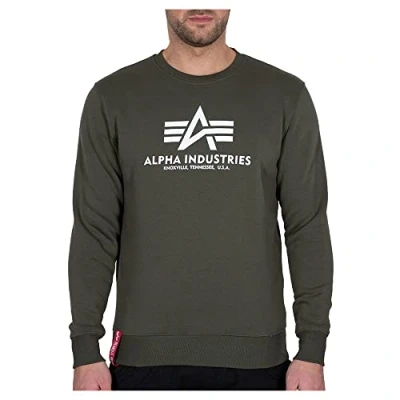 Image de Alpha Industries Basic Sweater olive M