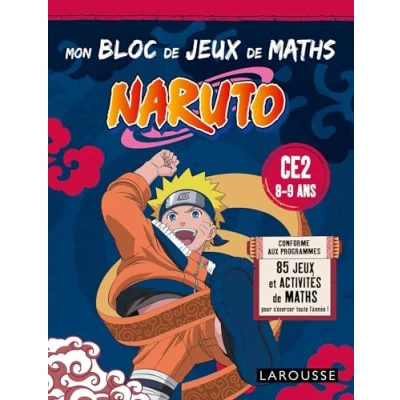 Afbeelding van MON BLOC DE JEUX MATHS NARUTO CE2