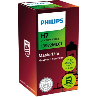 Afbeelding van PHILIPS 13972MLC1 Gloeilamp, verstraler H7 24V 70W Halogeen