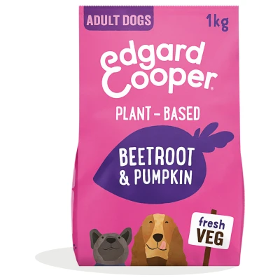 Afbeelding van Edgard&amp;Cooper Plantbased Adult Rode Biet&amp;Pompoen Hondenvoer 1 kg