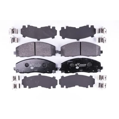 Afbeelding van HELLA 8DB 355 020 571 Remblokkenset Met akoestische slijtagewaarschuwing toebehoren FIAT: Freemont, LANCIA: Voyager, DODGE: Journey MPV