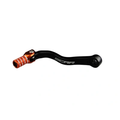 Afbeelding van SCAR Geanodiseerde Schakelaar Compatibel met KTM SX SXF EXCF EXC TPI 250 300 350 450 11 23 Oranje