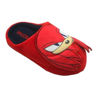 Afbeelding van Sonic The Hedgehog, pantoffels voor jongens of meisjes, maat 10 5, Knuckles