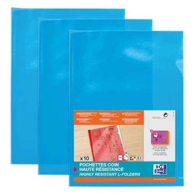 Afbeelding van Oxford 100206720 map Polyvinyl chloride (PVC) Blauw A4
