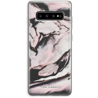 Afbeelding van Case Company® hoesje geschikt voor Samsung Galaxy S10 Plus Roze stroom Soft Cover Telefoonhoesje Bescherming aan alle Kanten en Schermrand