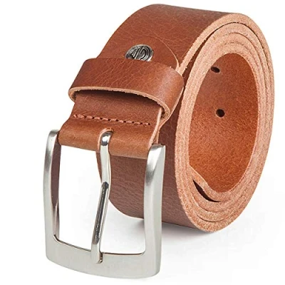Afbeelding van LINDENMANN Lederen riem heren rundleer 40 mm cognac, Bruin