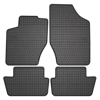 Afbeelding van FROGUM 0632 Vloermatset Rubber voor en achter 4 Zwart Op maat gemaakt PEUGEOT: 307 Hatchback, Estate, CITROËN: C4 II I Hatchback