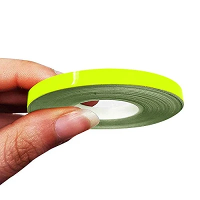 Afbeelding van 4R Quattroerre.it 10474 Trim Stripes plakstrips voor auto&#039;s, fluorescerend geel, 5 mm x 10 MT