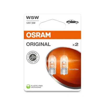 Image de 2 ampoules w5w 12v osram original