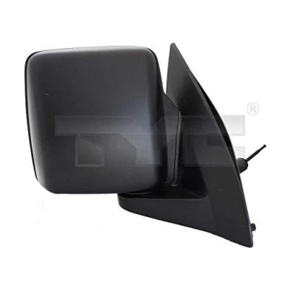 Afbeelding van Buitenspiegel Tyc 325 0058 Links Zwart Instellen: kabel, Bol vormig OPEL: Combo C Tour, Box Body / Estate