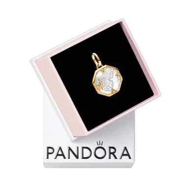 Afbeelding van Pandora ME 14 K vergulde mini roze hanger, Sterling zilver, Zirkonia