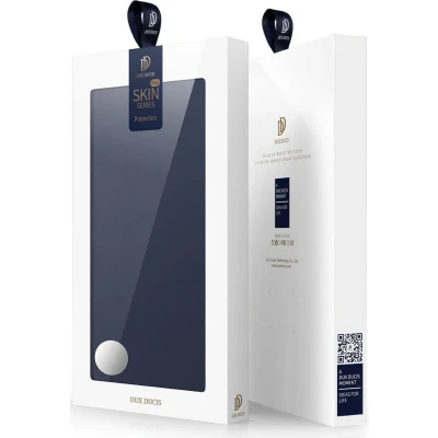 Afbeelding van Dux Ducis Telefoon Hoesje geschikt voor Samsung Galaxy S24 FE Skin Pro Book Case Donker Blauw