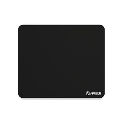 Afbeelding van Glorious Gaming polssteun voor muis, gewatteerde polssteun, anti rafelende randen, glad stoffen oppervlak, antislip onderkant, gemiddelde hardheid, 200 x 100 17 mm, zwart