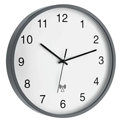 Afbeelding van TFA Dostmann 60.3511.10 Wandklok Zendergestuurd 302 mm x 40 Antraciet