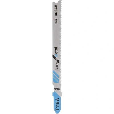 Afbeelding van Bosch Accessories 2609256729 Decoupeerzaagblad HSS, T 118 A Basic for Metal 2 stuk(s)