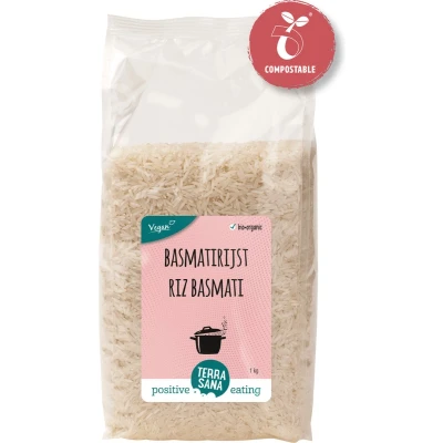 Afbeelding van TerraSana Basmatirijst Wit 1KG