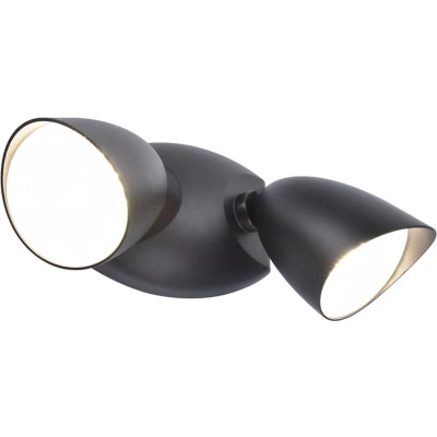 Afbeelding van Lutec SHRIMP 7622221012 LED buitenlamp (wand) 23.5 W Zwart