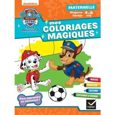 Image de Mon coloriage magique Pat&#039;Patrouille MS 4 ans