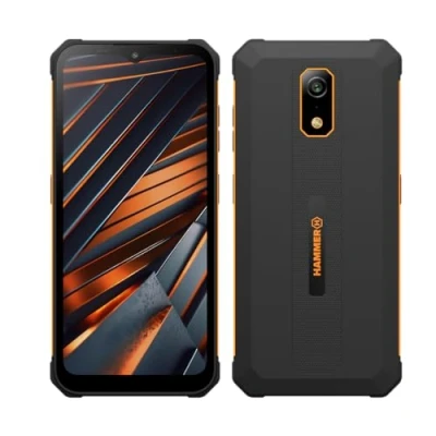 Afbeelding van Iron Va Hammer Smartphone zonder abonnement, robuust en waterdicht, Dual SIM, batterij 6500 mAh, 64 GB + 4 RAM, Android 14, 13 MP camera met nachtzichtsensor, IP69, droptest, 300 uur stand by