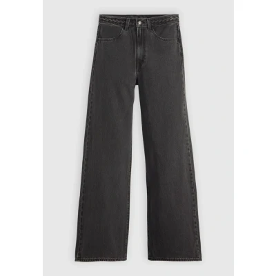 Afbeelding van Levi&#039;s Ribcage Wide Leg Braided Jeans Women&#039;s 33X32 Zwart / Don&#039;T Cut