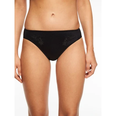 Afbeelding van Chantelle dames Slip met borduring in de kleur Zwart, maat: 38