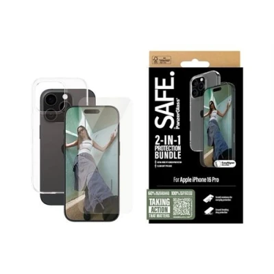 Afbeelding van Safe Schermbeschermer (1 Stuk, Apple iPhone 16 Pro), Smartphone beschermfolie, Transparant